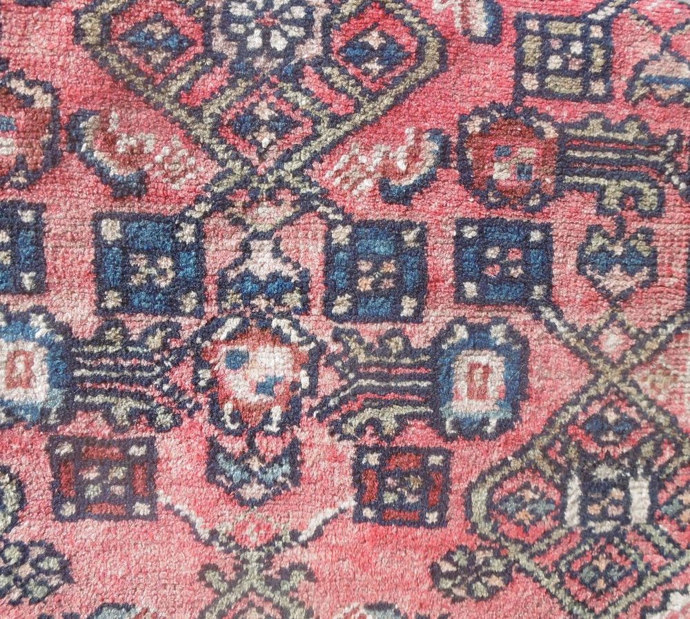 Tapis IRAN ancien laine fait main, 200x110 Décoration
