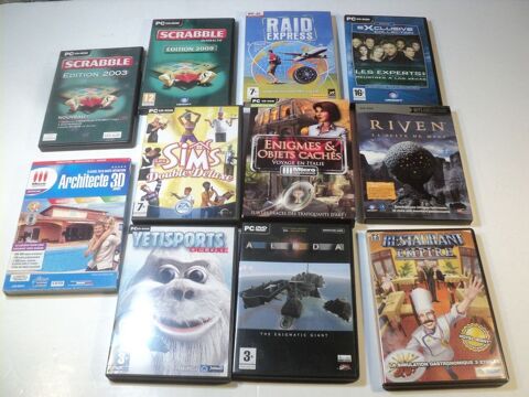 Jeux PC / CD-ROM 3� pi�ce ou Lot 3 Loches (37)