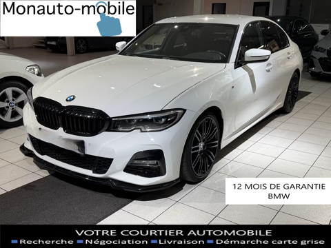BMW S&eacute;rie 3 318d 150 ch BVA8 M Sport 2020 occasion Lyon 69006