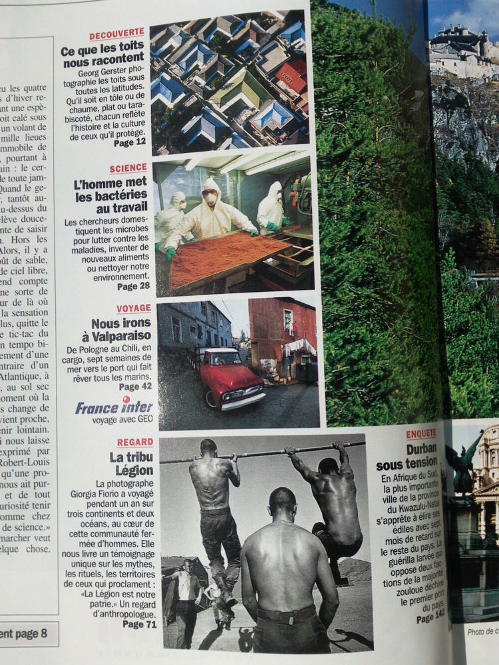GEO N&deg;207 Mai 96 Parcs naturels de France Livres et BD