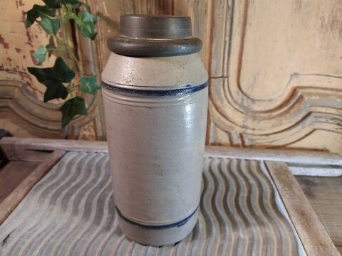 Bouteille Pot  Tabac Grs d'Alsace tain XVIII/XIXe 60 Loches (37)