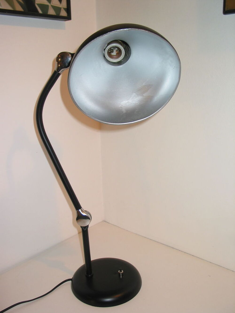 Lampe de Bureau JUMO GS 1 Vintage Design Industriel XXe 1950 Décoration