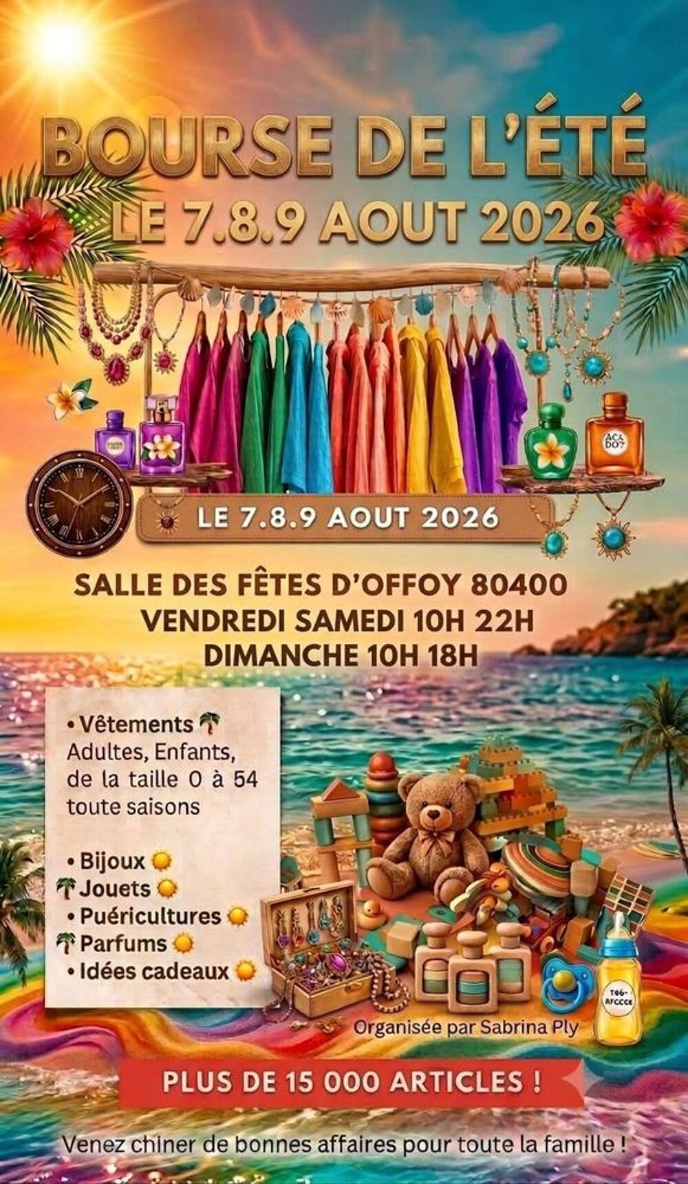 GRANDE BOURSE OFFOY 80400 3 JOURS SEMI NOCTURNE Bourse d'objets