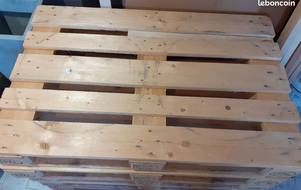 Palette lourde bois 80 x 120 EUROPE Bricolage
