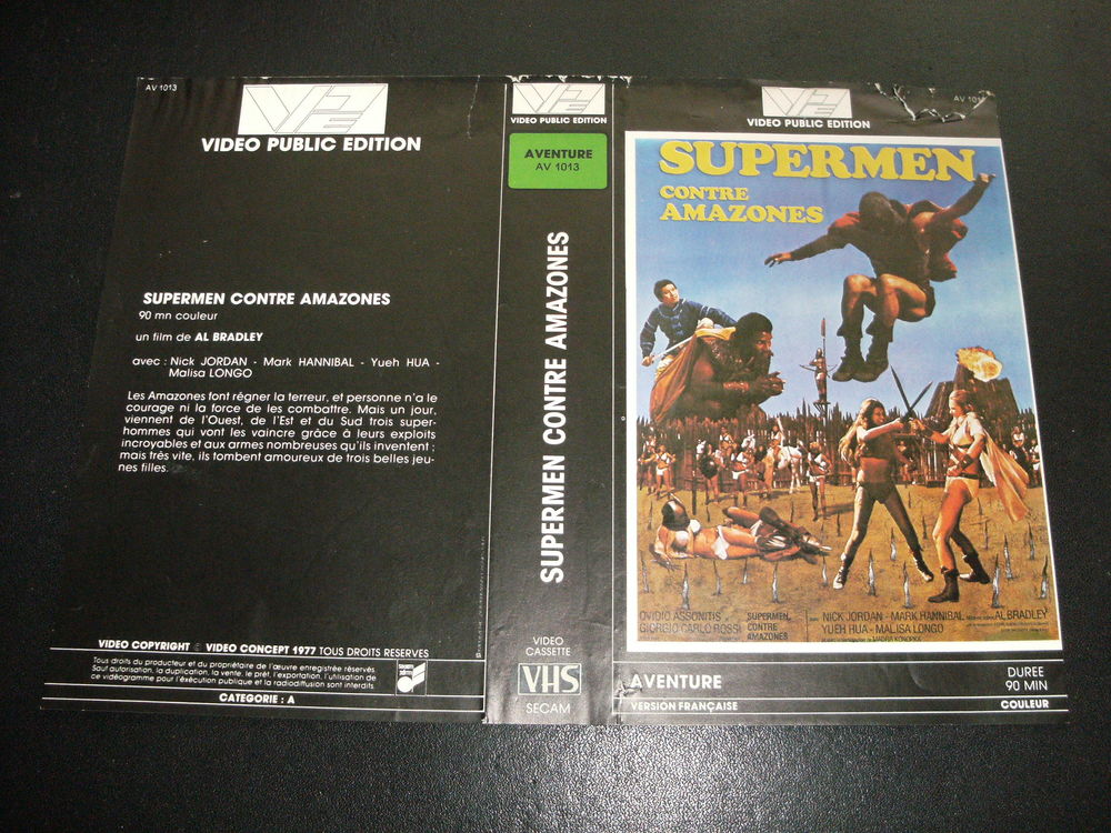 Film : &quot; Supermen contre amazones &quot; DVD et blu-ray