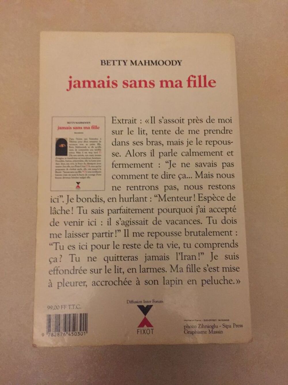 Livre Jamais sans ma fille Livres et BD