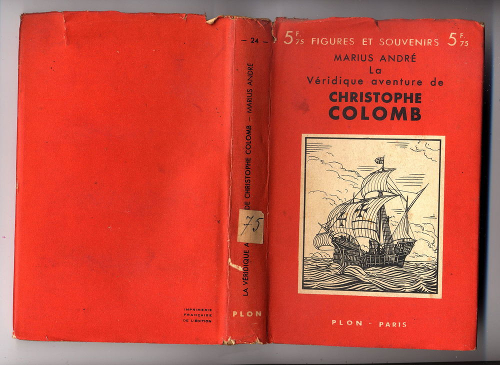 LA V&Eacute;RIDIQUE AVENTURE DE CHRISTOPHE COLOMB
par Marius ANDR&Eacute;
Livres et BD