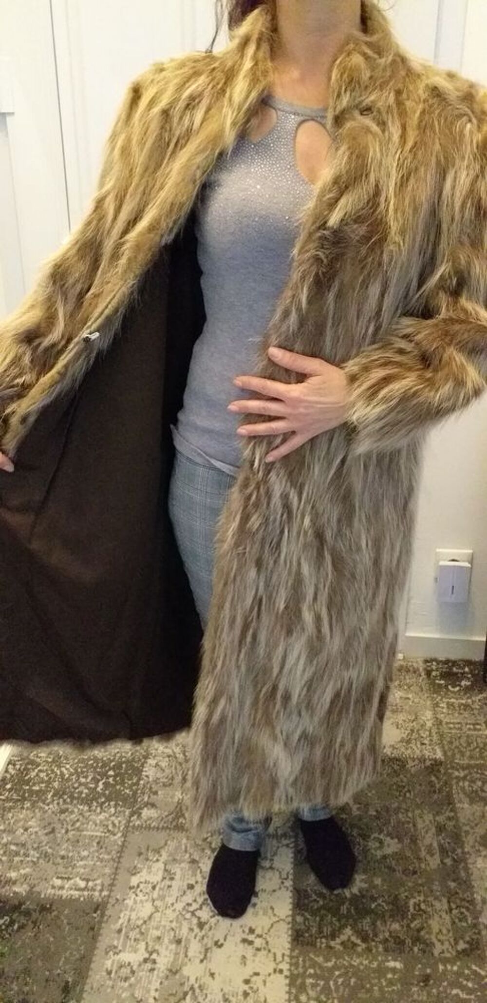 manteau de marmotte Vêtements