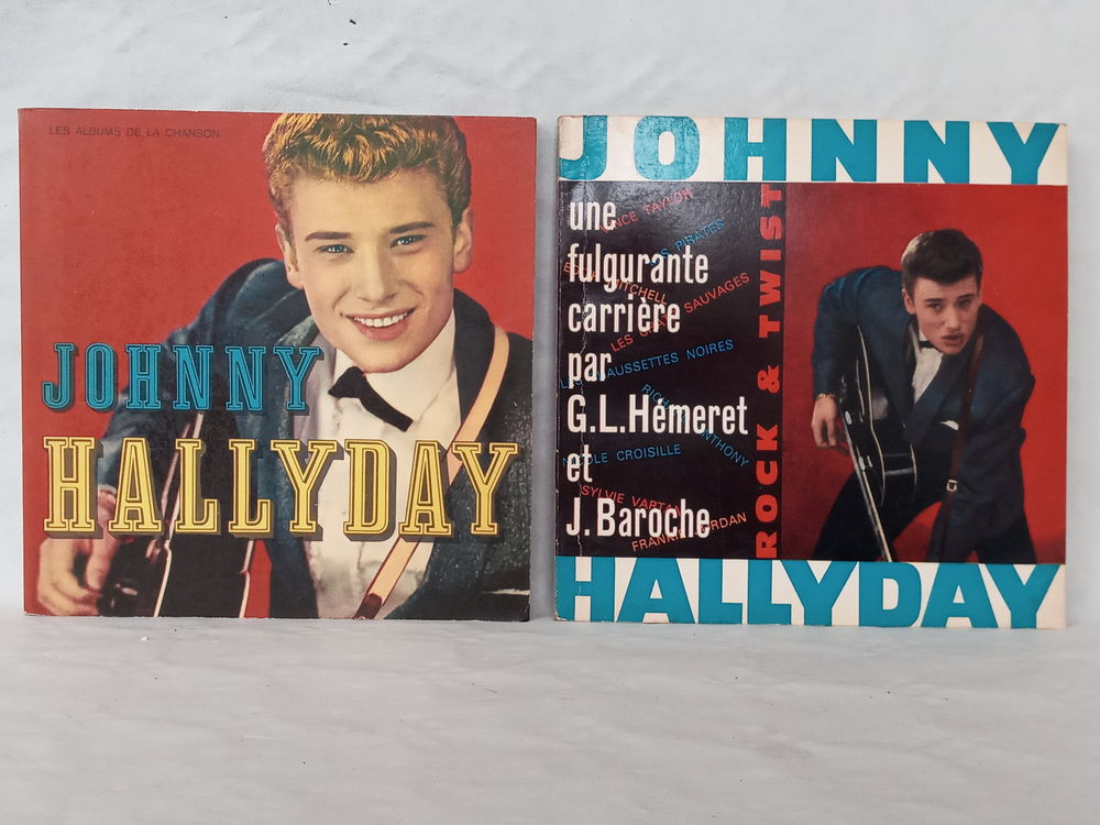 2 livres rares sur Johnny HALLYDAY Livres et BD