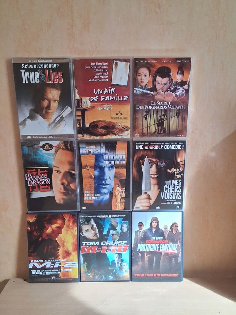 lot de 9 dvd DVD et blu-ray