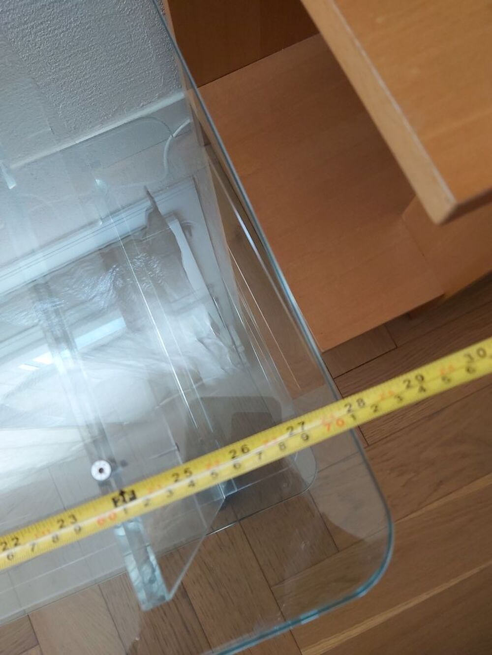 Beau bureau en verre 42 x 44 x 70 cm Meubles