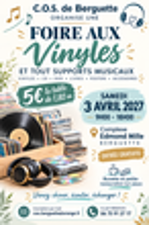 Foire aux vinyles et tout supports musicaux Bourse des collections