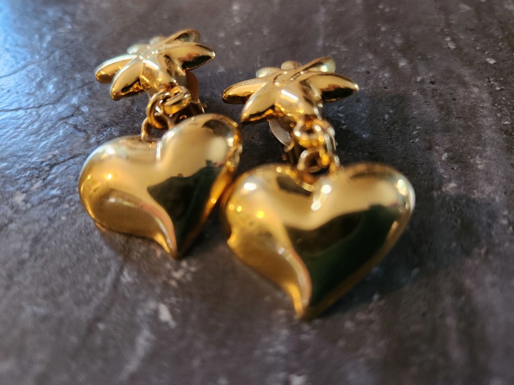 BO Clip Etoile pendant coeur Christian LACROIX Bijoux et montres