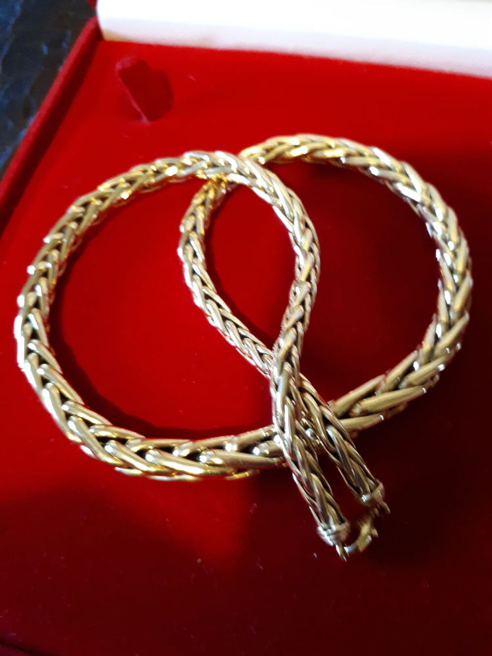 Collier en maille palmier or 18 carats Bijoux et montres