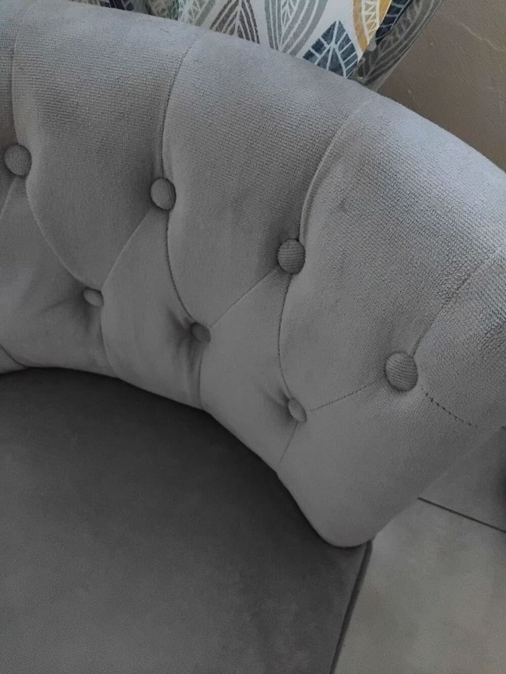 FAUTEUIL CRAPAUD GRIS Meubles