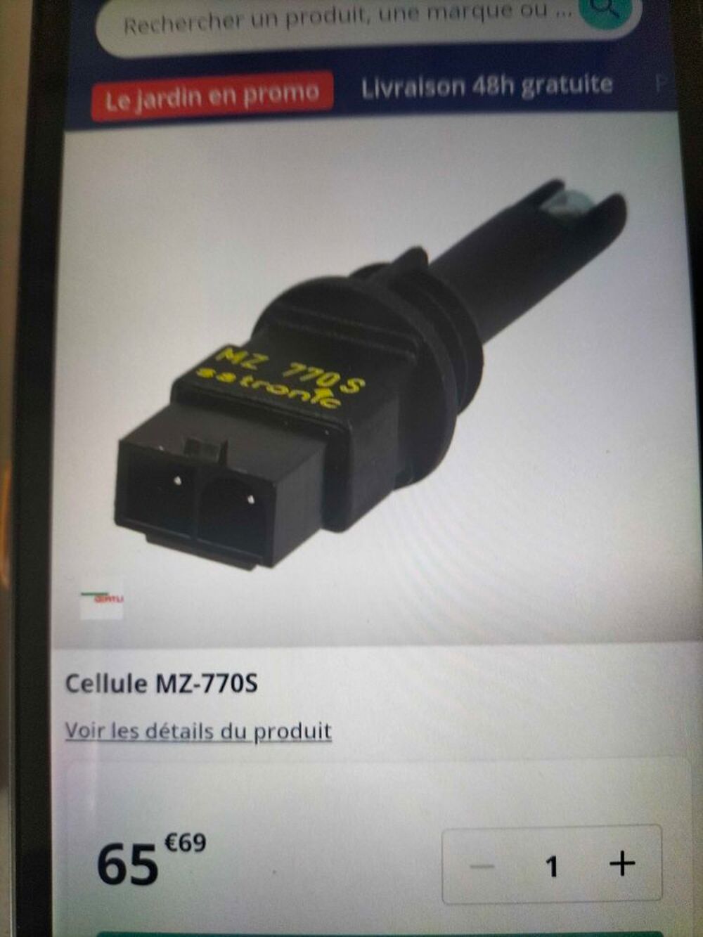 cellule bruleur fioul mz 770s neuve Bricolage
