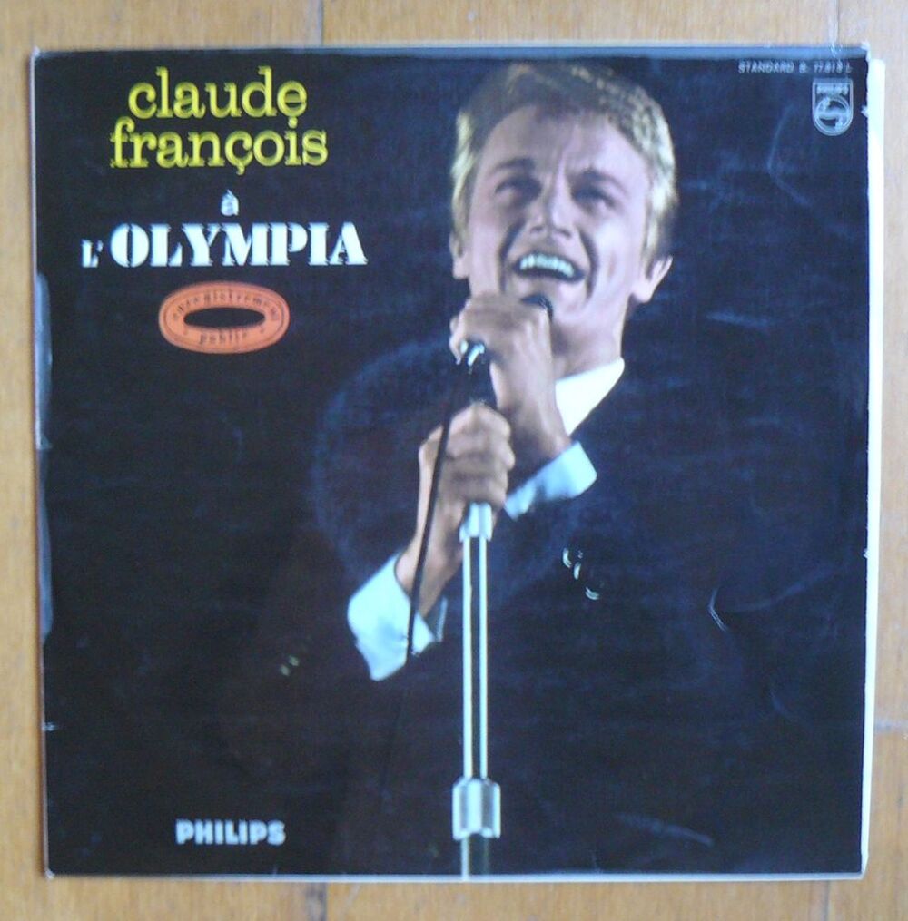 LP Claude FRANCOIS : &agrave; l'Olympia avec logo - Philips - 1964 CD et vinyles