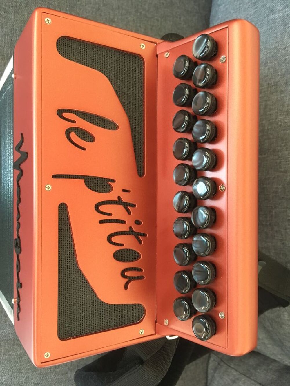 Accord&eacute;on diatonique Maugein Nomade NEUF - 2 rangs 8 basses Instruments de musique