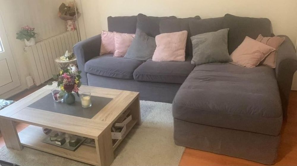 Canap&eacute; 3 places avec m&eacute;ridienne GRONLID (Ikea) Meubles