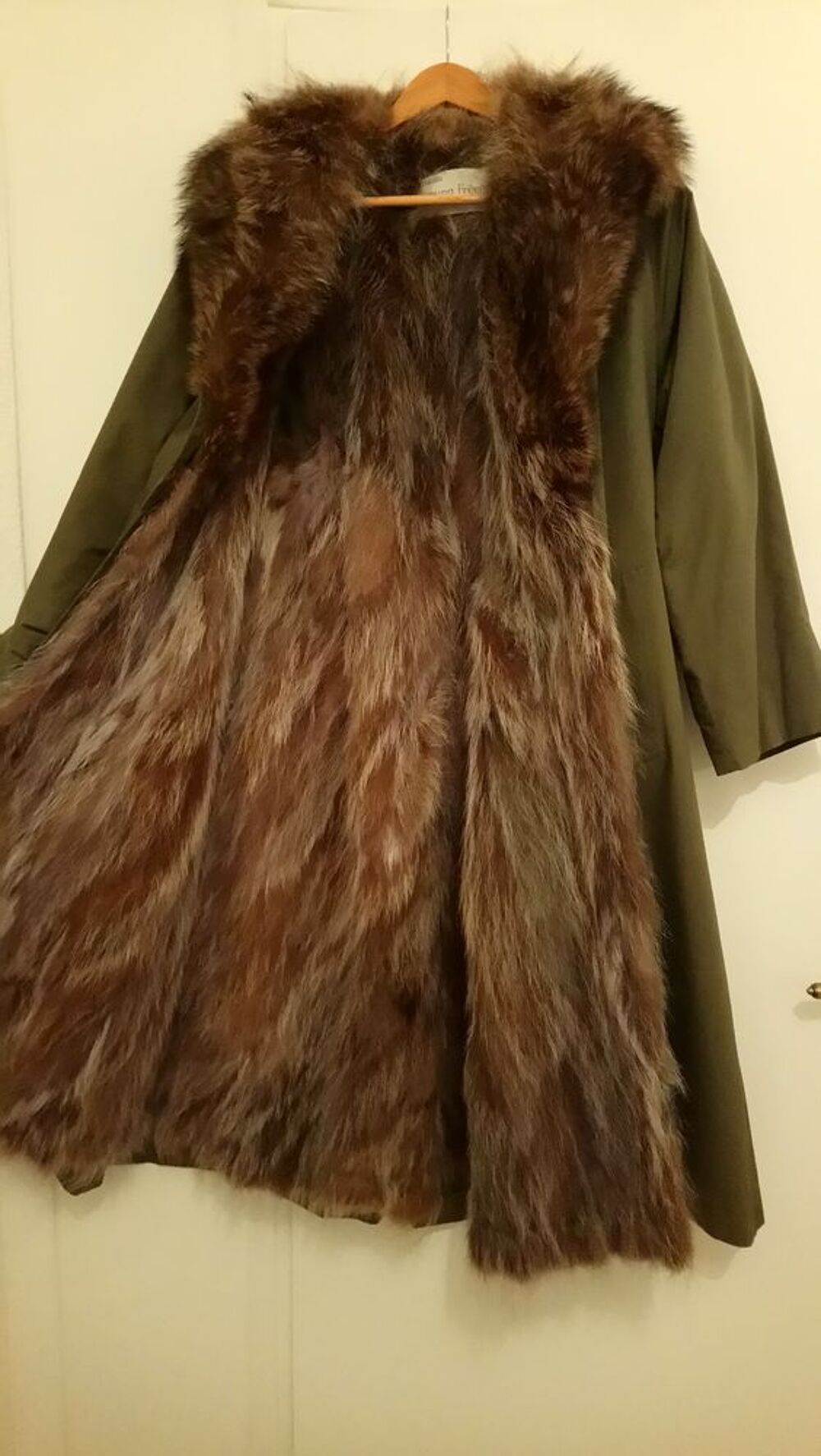 Trenchcoat avec doublure amovible en fourrure Vêtements