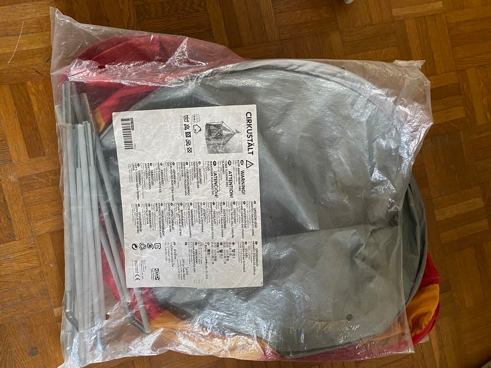 Ikea 724165100589 Cirkustalt Cabane Tente de jeu pour enfant Jeux / jouets