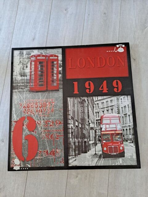 TABLEAU LONDON 60 X 60 CM rouge 6 Bonni�res-sur-Seine (78)
