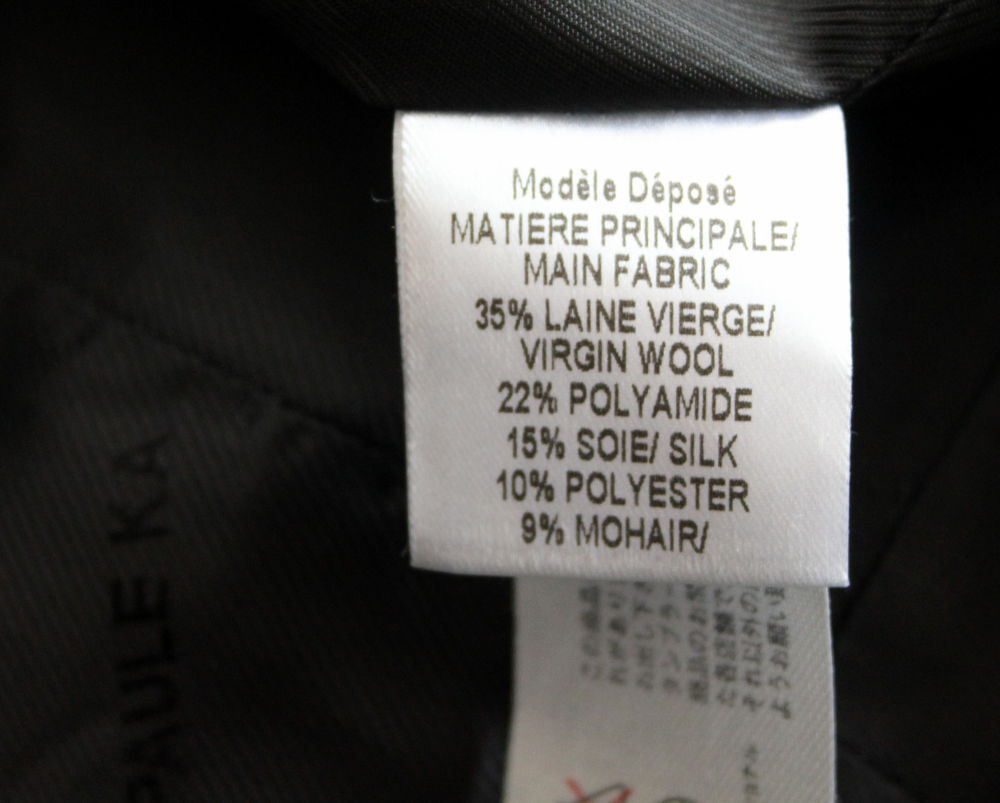 Manteau tweed carreaux PAULE KA T.38. Vêtements