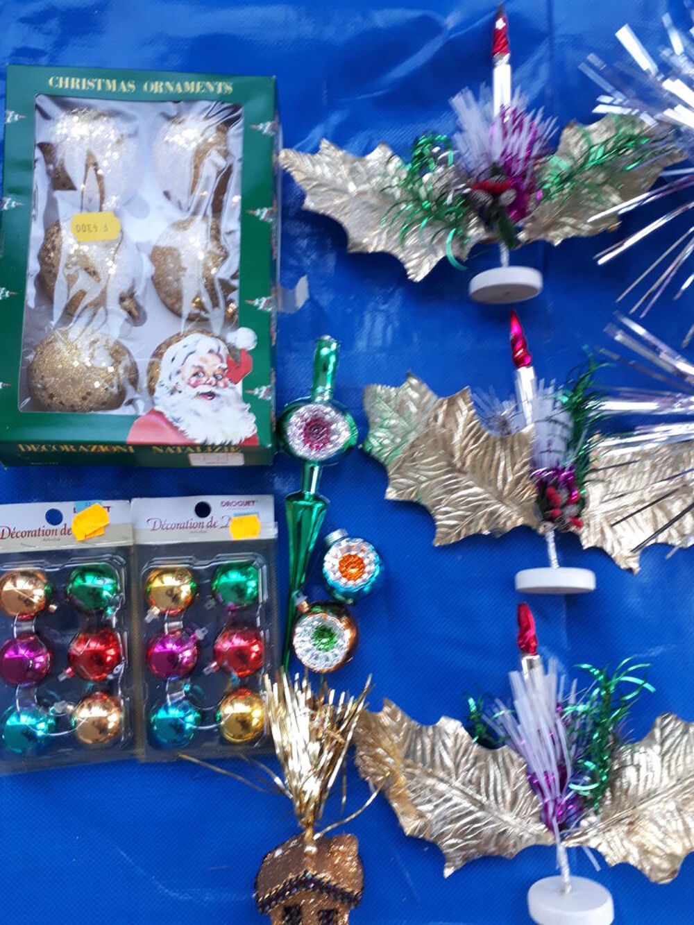 Lot de guirlandes et d&eacute;corations de No&euml;l D�coration