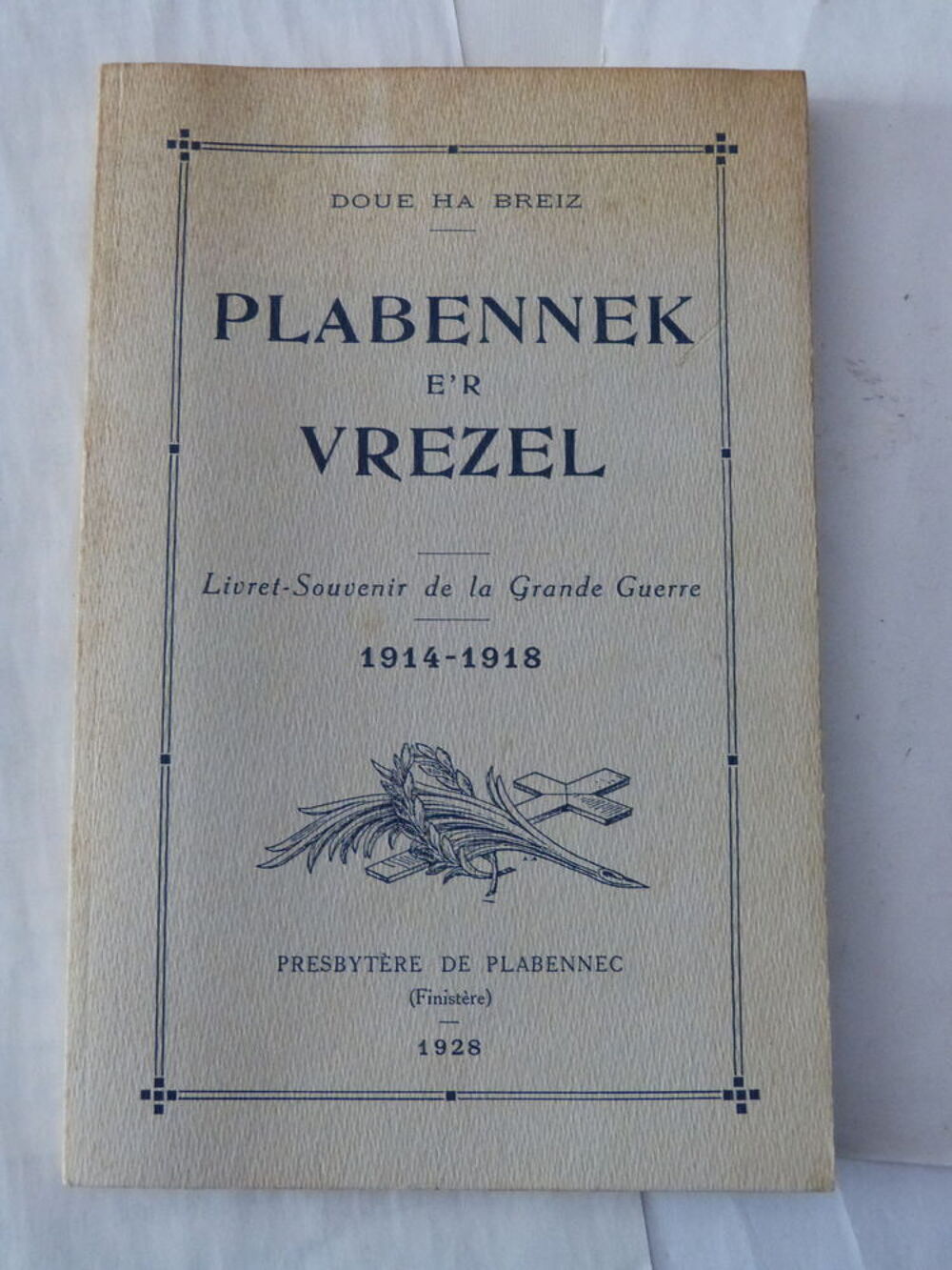 livre breton - PLABENNEK E ' R VREZEL Livres et BD