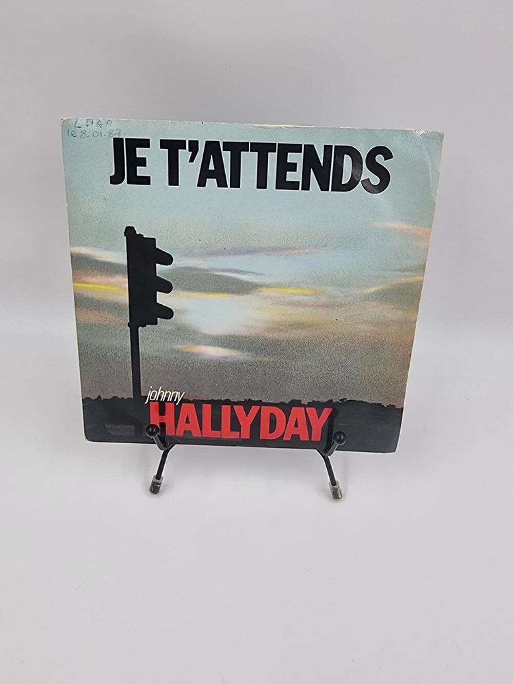 Vinyle 45 tours Johnny Hallyday : Je t'Attends avec fourreau CD et vinyles