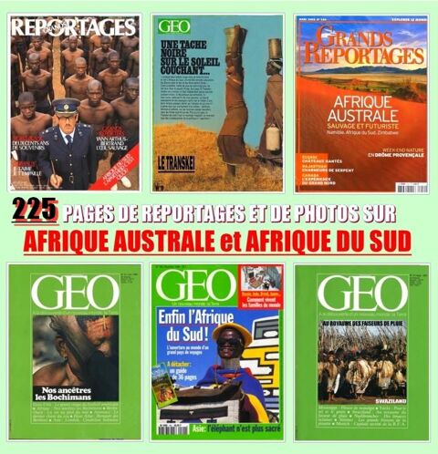 AFRIQUE DU SUD - des ann�es 80 et de L'APARTHEID 18 Paris 10 (75)