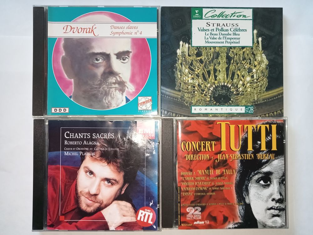(A1) Lot de 48 CD - Musique Classique, Baroque CD et vinyles