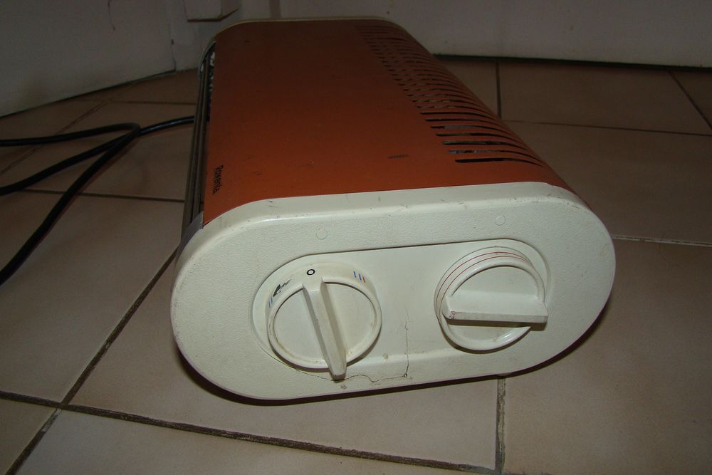 Radiateur &eacute;lectrique d'appoint ROWENTA vintage ann&eacute;es 1960 Electroménager