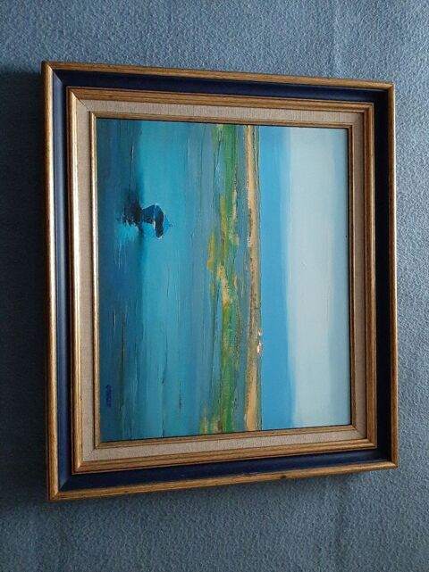 Tableau de peinture  l'huile 32 Le Lavandou (83)