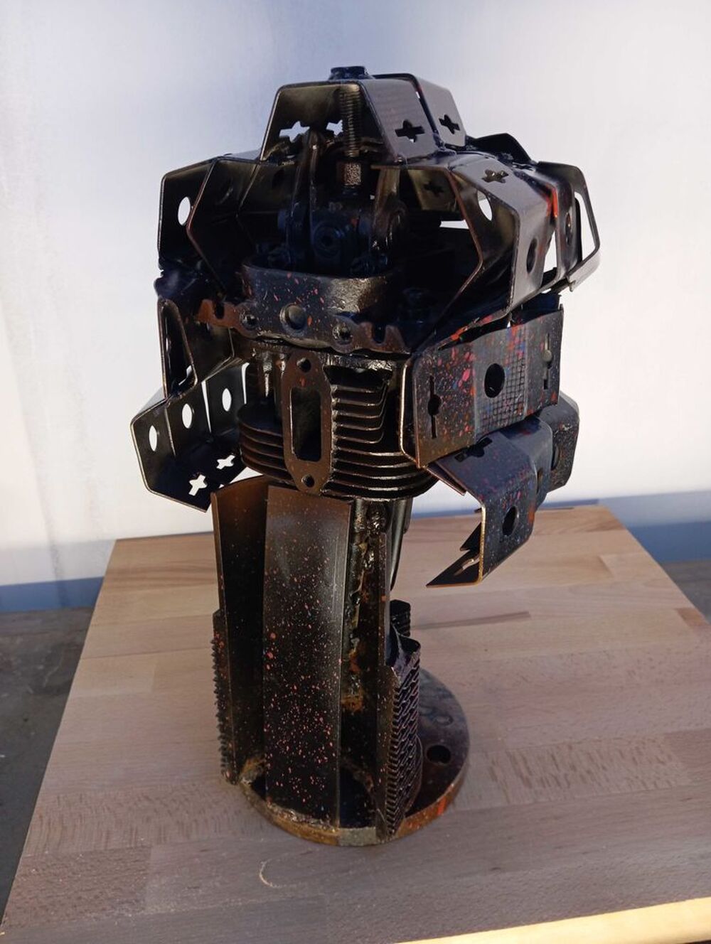 sculpture m&eacute;tal robot Décoration