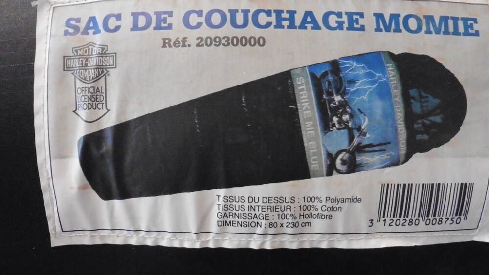 Sac de couchage momie Harley-Davidson motif moto Sports