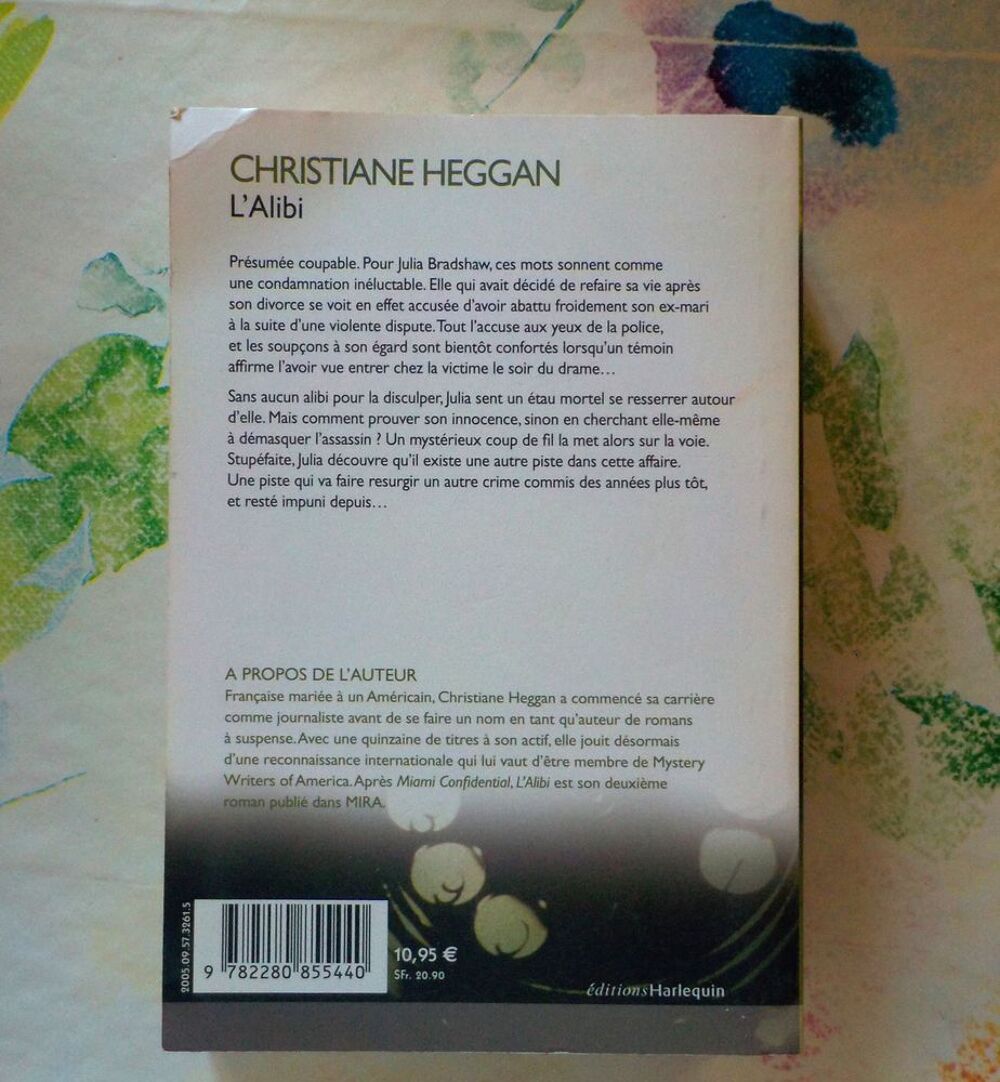 L'ALIBI de Christiane HEGGAN Ed. Mira Livres et BD