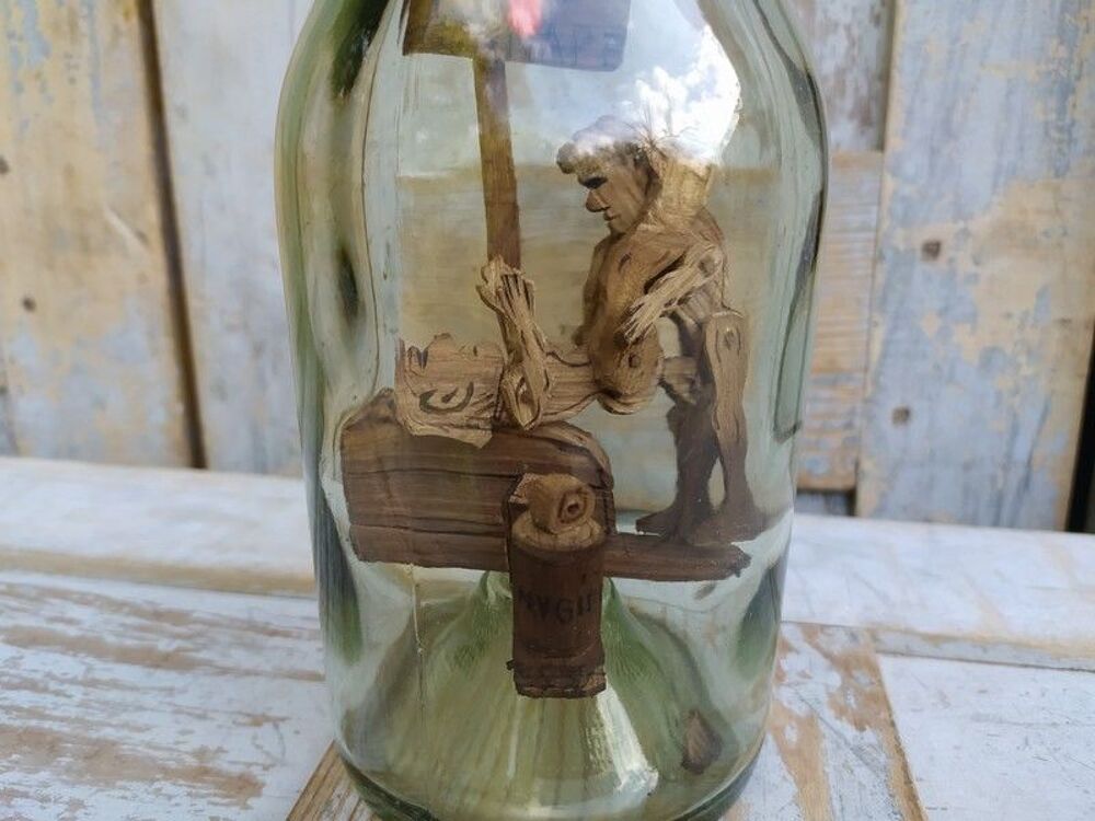 Bouteille Sujet &Eacute;rotique Art Populaire Humour Curiosa 