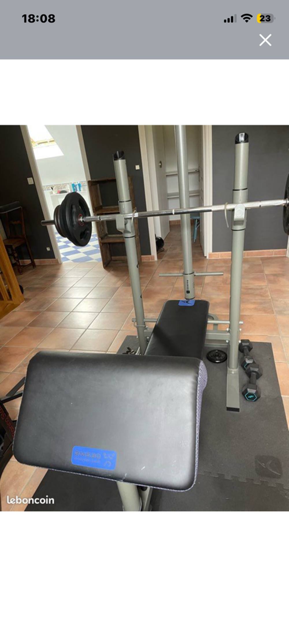Banc de musculation complet Sports