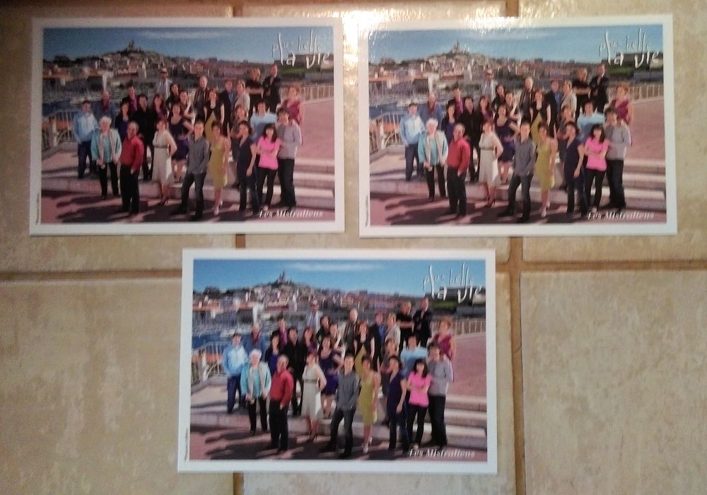 carte postale plus belle la vie les mistraliens - 1 euros l' 