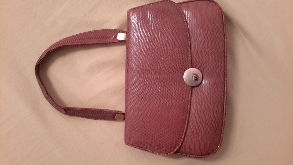 Sac Vintage cuir de serpent Maroquinerie