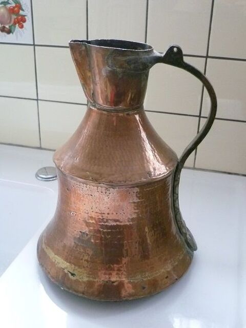 Cruche cafeti�re ancienne cuivre vintage mode cuisine maison 39 Gu�nange (57)