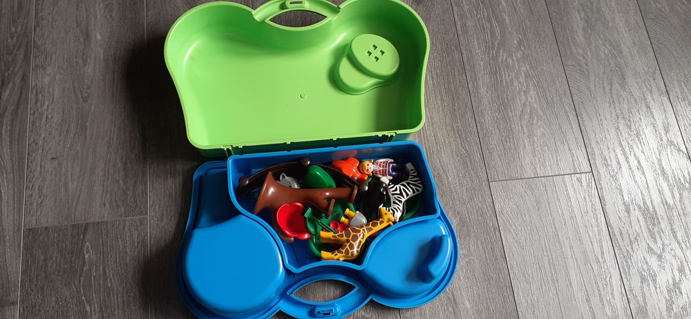 Zoo Transportable avec Bassin de Playmobil 1.2.3 Jeux / jouets