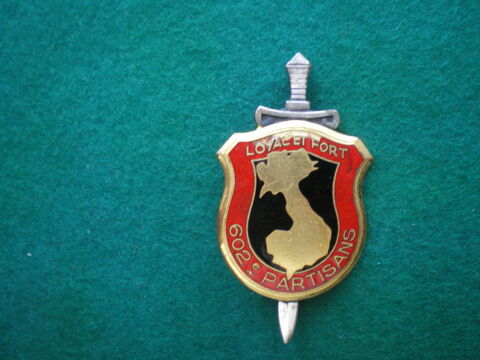 Insigne colonial - 602° Partisans. 120 Caen (14)