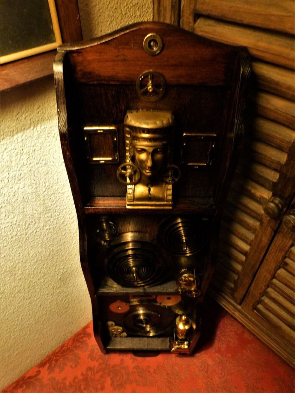 Tableau de Curiosit&eacute;s "INSPIRATION TIME" Steampunk Décoration