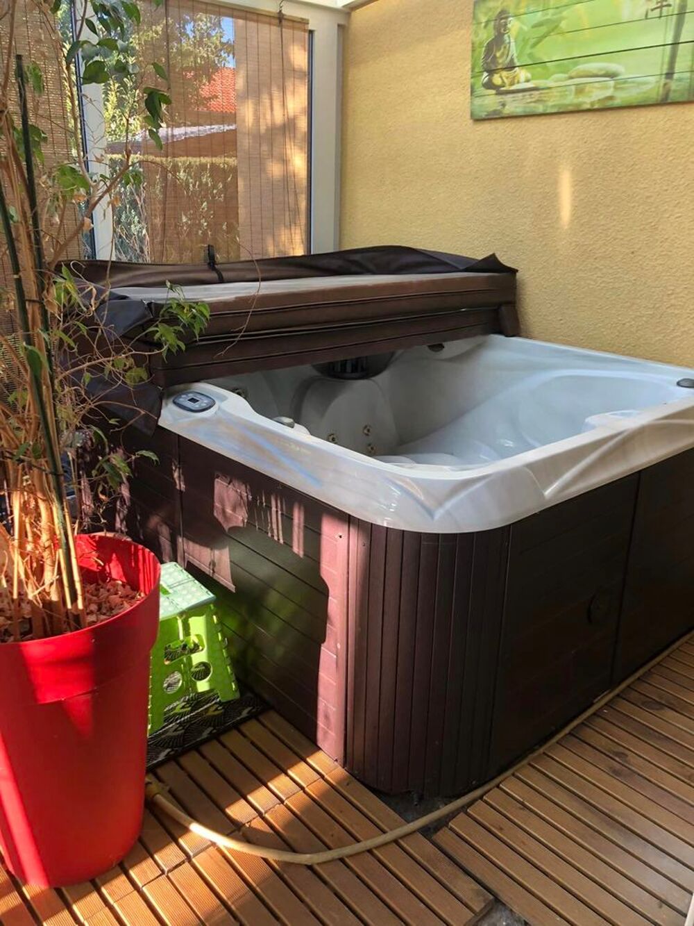 UN JACUZZI 3 PLACES DE LA MARQUE AMERICAINE PREMIUM Jardin