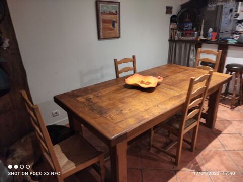 Table de ferme 100% chne massif 1300 Saverdun (09)