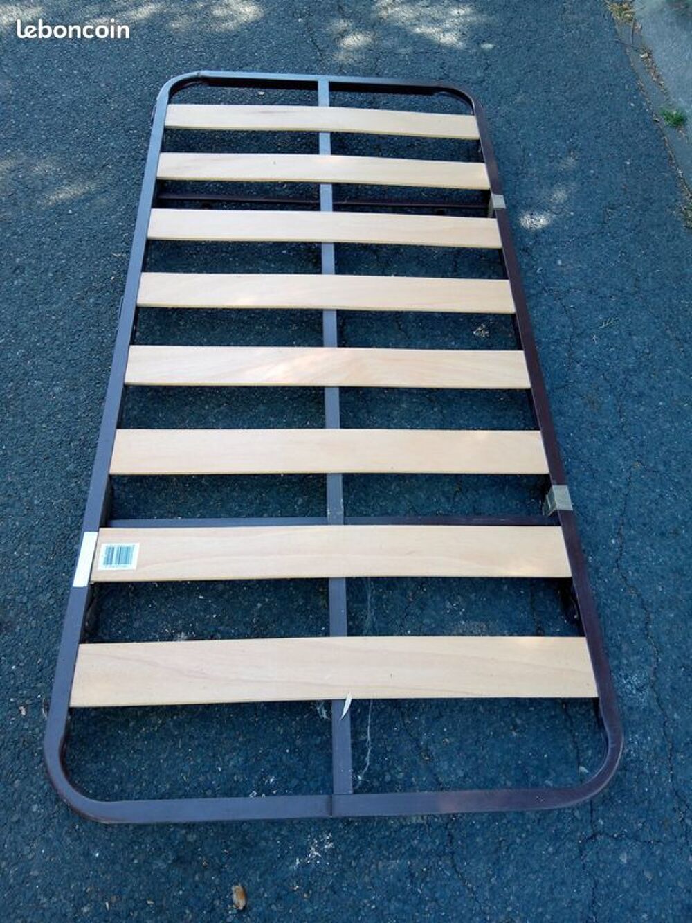 Sommier 90 x 190 cm - pieds r&eacute;tactables + roulettes Meubles