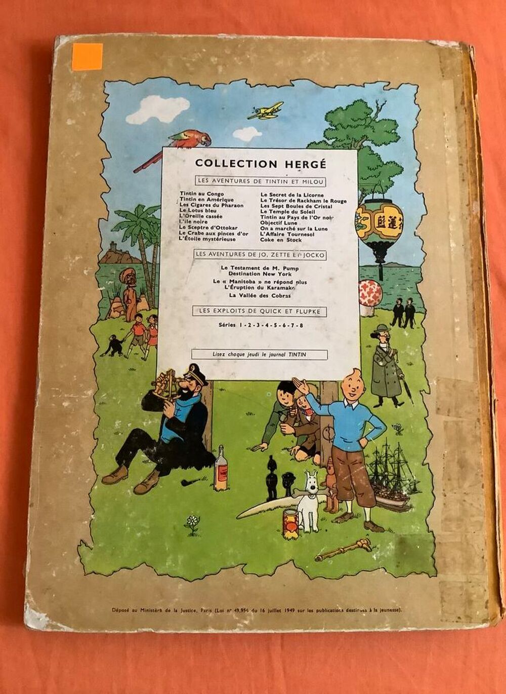 BD Vintage Tintin au pays de l'or noir parution = Herg&eacute; Livres et BD