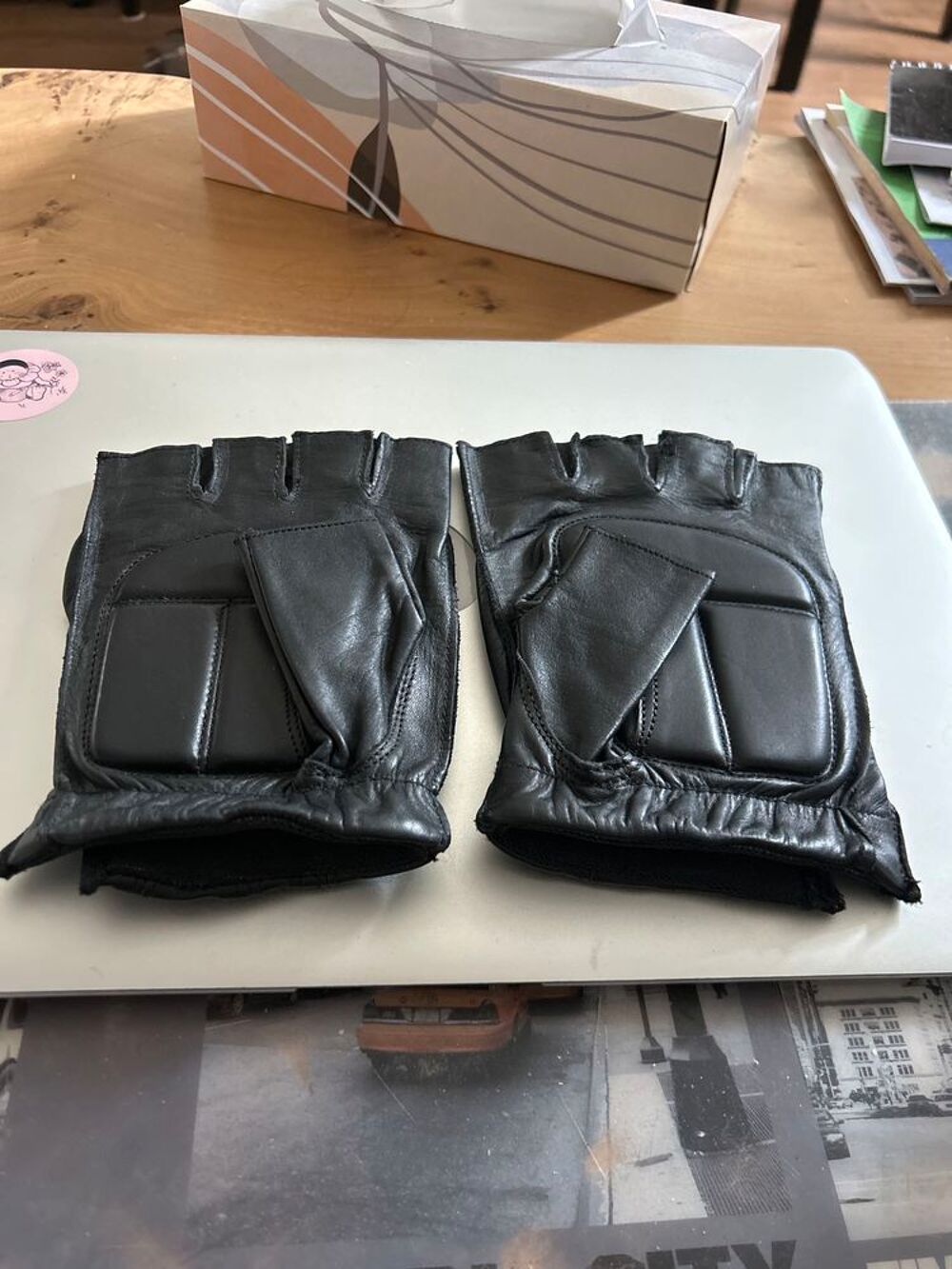 mitaines en cuir pour scooter / moto / cyclisme Vêtements
